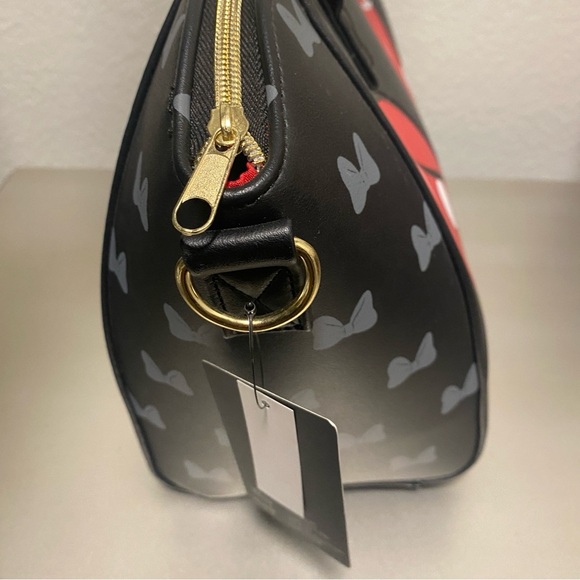 NWT Loungefly Disney Minnie Mouse Polka Dot Satchel Bag - Picture 7 of 13